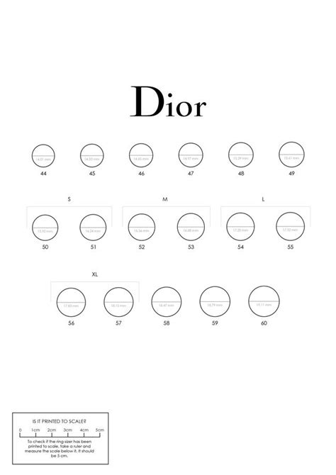 リング dior|dior ring size chart.